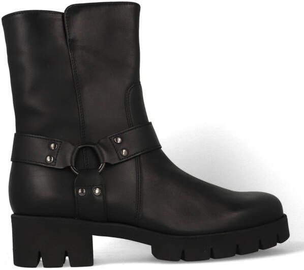 Gabor Elegante Leren Enkellaars Zwart Black Dames - Foto 4