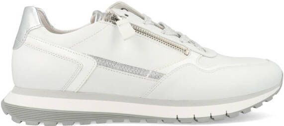 GABOR Lage Sneakers Dames 378 Maat: 42 Materiaal: Leer Kleur: Wit - Foto 9