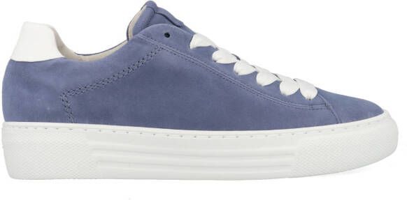 Gabor Plateausneakers Florence vrijetijdsschoen lage schoen veterschoen met decoratieve stiksels g-breedte - Foto 4