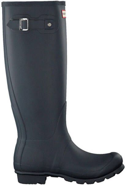 Hunter Boots Women's Original Tall Rubberlaarzen zwart blauw - Foto 13