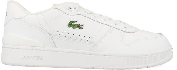 Lacoste T-clip Heren Schoenen Wit Maat: 40.5 Leer Foot Locker - Foto 13