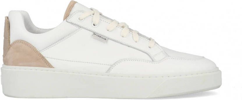 McGregor Heren Sneakers Beige Lage Sneakers Leer Veters - Foto 2