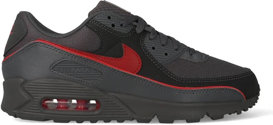 Nike Air Max 90 Premium "Iron Grey University Red" Grijs Rood - Foto 4