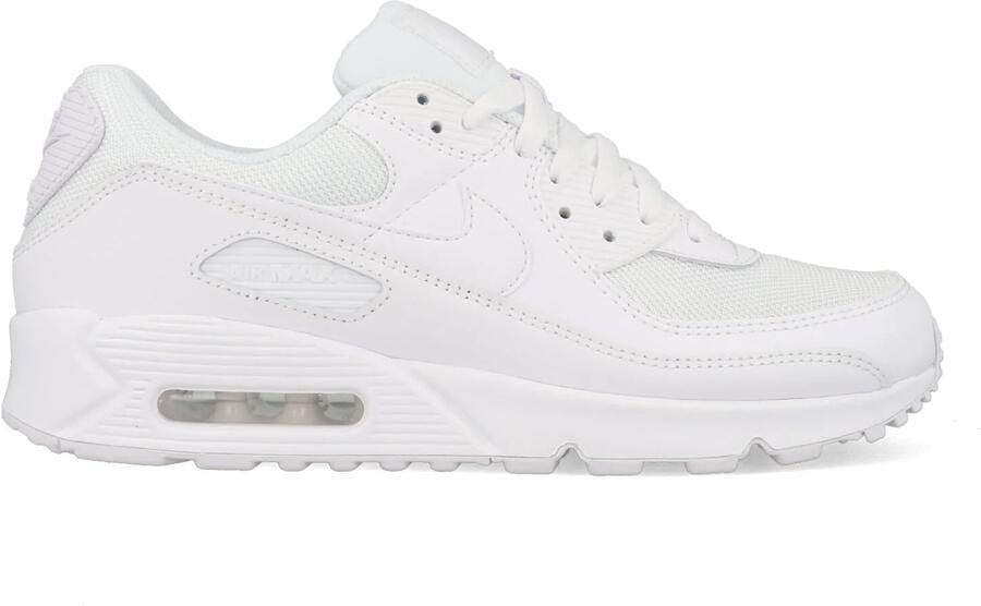 Nike Air Max 90 365 Heren Sneakers White White-White-Wolf Grey - Foto 4