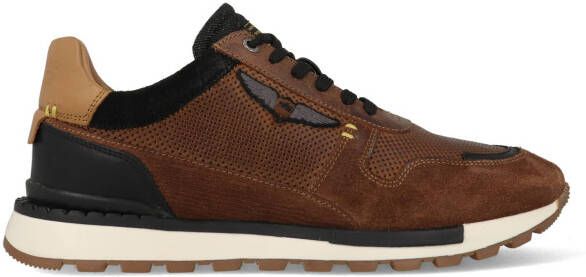 PME Legend Aircobra Sneakers Leren Sneaker Heren Cognac - Foto 5