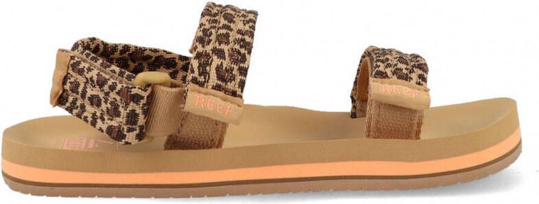 Reef Little Ahi Convertible sandalen met panterprint bruin Meisjes Imitatieleer 25 26 - Foto 4