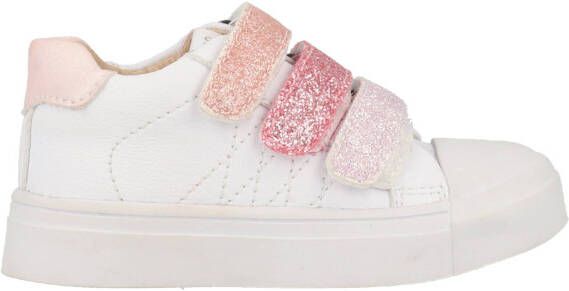 Shoesme leren sneakers wit roze Meisjes Leer Meerkleurig 32 - Foto 7