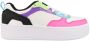 Skechers Court High sneakers wit roze zwart Meisjes Imitatieleer Meerkleurig 30 - Thumbnail 5