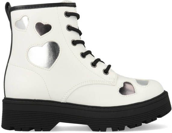 Skechers Gravlen Hi Metallic Heart 303409L WHT Wit - Foto 2