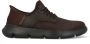 Skechers GARZA GERVIN herensneakers slip-ins 205046 CHOC donkerbruin - Thumbnail 3
