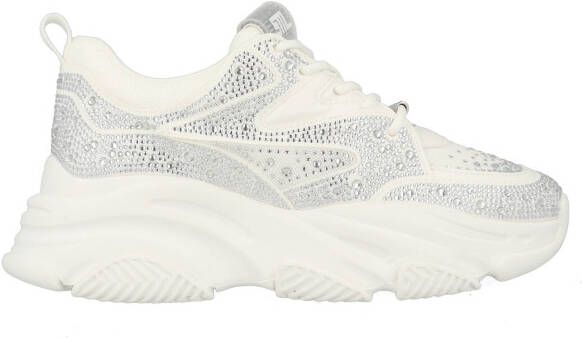 Steve Madden Dames Privy Sneakers White Dames - Foto 4