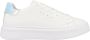 SUN68 Grace Leather Z34226_144 Wit Grijs - Thumbnail 2