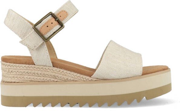 TOMS Shoes DIANA~~~~~~~~~~~~~~~~~~~~~~~~~ Sandalen met hakDames Sandalen Wit beige - Foto 7