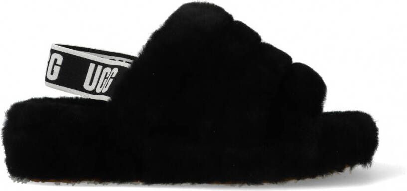 Ugg Fluff Yeah Logo sloffen beige 1095119 fluff yeah nat Beige Dames - Foto 18