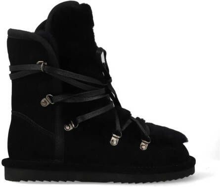 WARMBAT Vachtlaarzen Dames Moonbi Maat: 37 Materiaal: Suède Kleur: Zwart - Foto 4