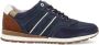 Australian Navarone Lage sneakers Leren Sneaker Heren Blauw - Thumbnail 3