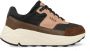 Björn Borg Chunky Runner Sneaker met Gemengde Materialen Brown Dames - Thumbnail 4