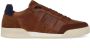 Björn Borg Donkerbruine Leren Lage Sneaker met Unieke Details Brown Heren - Thumbnail 4