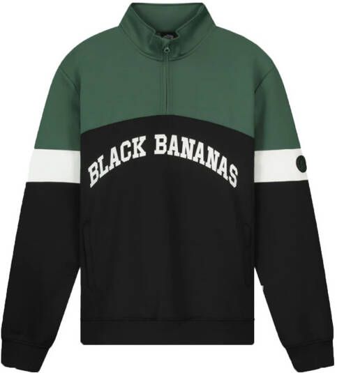 Black Bananas Huddle Tracktop MENFW22.2.03 Zwart