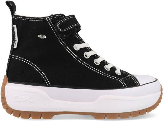British Knights Kaya Mid Fly Meisjes Sneakers Hoog Zwart Katoen Meiden Schoenen - Foto 2