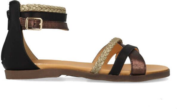 Bullboxer ALM013F1S sandalen zwart Meisjes Imitatieleer Meerkleurig 36 - Foto 5