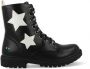 BunniesJR Bunnies JR 220940 789 Biker Boots Zwart Imitatieleer Veters - Thumbnail 2