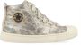 BunniesJR Bunnies JR 221235 906 Hoge Sneakers Goud Print Leer Veters - Thumbnail 2