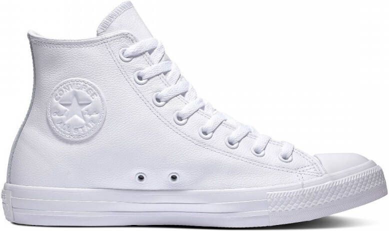 Converse All Stars Leather Hoog 1T406 Wit - Foto 2