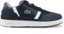 Lacoste T-Clip leren sneakers donkerblauw wit - Thumbnail 3