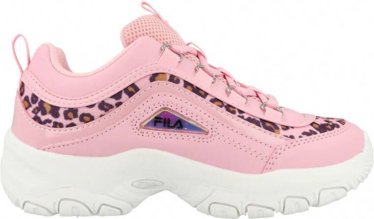 Fila Strada A sneakers dierenprint roze zwart - Foto 3