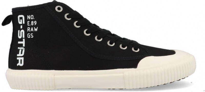 G-Star Moderne canvas sneaker met grafische prints Zwart Dames - Foto 3