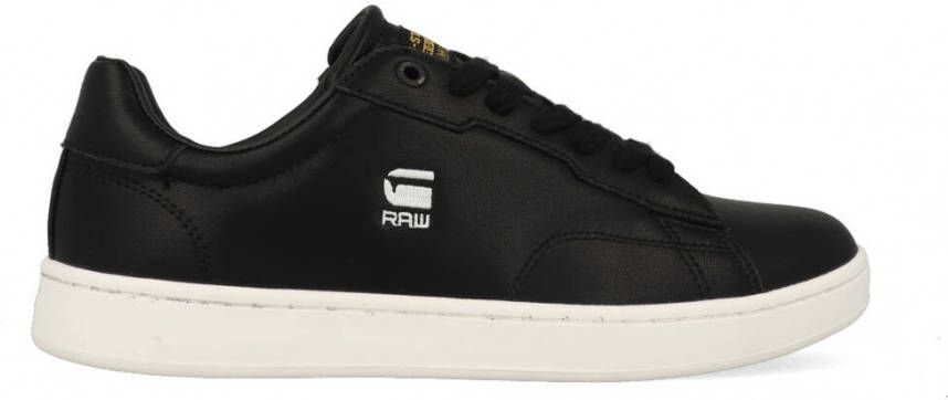 G-Star G STAR RAW Cadet Leather Heren Sneakers Sportschoenen Schoenen Zwart 2142 002509 BLK - Foto 3