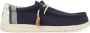 HEYDUDE Wally Break Stitch Heren Instappers Navy Blauw HD40015 - Thumbnail 2