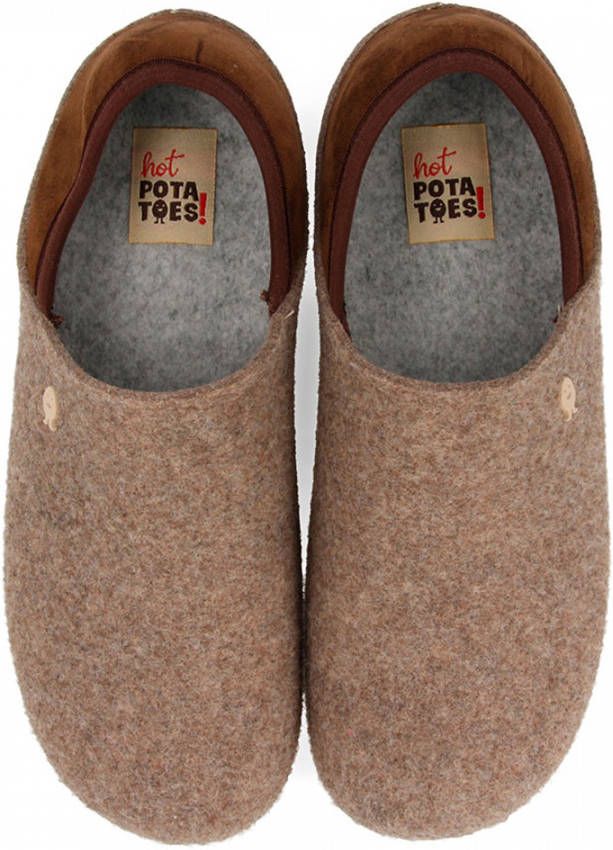 Hot Potatoes Pantoffels Orsk 61073 Beige