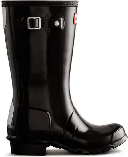 Hunter Original Gloss Regenlaars Junior Zwart