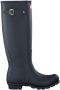 Hunter Boots Women's Original Tall Rubberlaarzen zwart blauw - Thumbnail 3