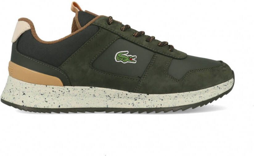 Lacoste De Coste Jogger 2.0 grn UIT WHT 744Sma00401X3 leer Groen Heren - Foto 4