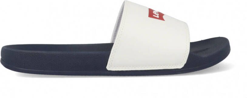 Levi's Levi&apos s Slippers June Batwing 228998 740 51 Wit - Foto 4