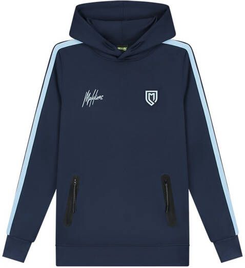 Malelions Sport Academy Hoodie MS2-AW23-11-311 Blauw-L maat L