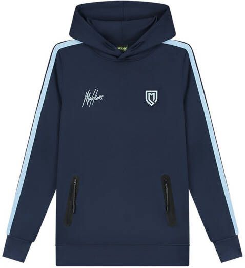 Malelions Sport Academy Hoodie MS2-AW23-11-311 Blauw-L maat L