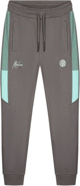 Malelions Sport Transfer Trackpants MS1-AW23-17-205 Grijs Mint Groen