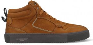 McGregor Heren Sneakers Beige Lage Sneakers Leer Veters