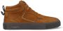 McGregor Heren Sneakers Bruin Hoge Sneakers Leer Veters - Thumbnail 4