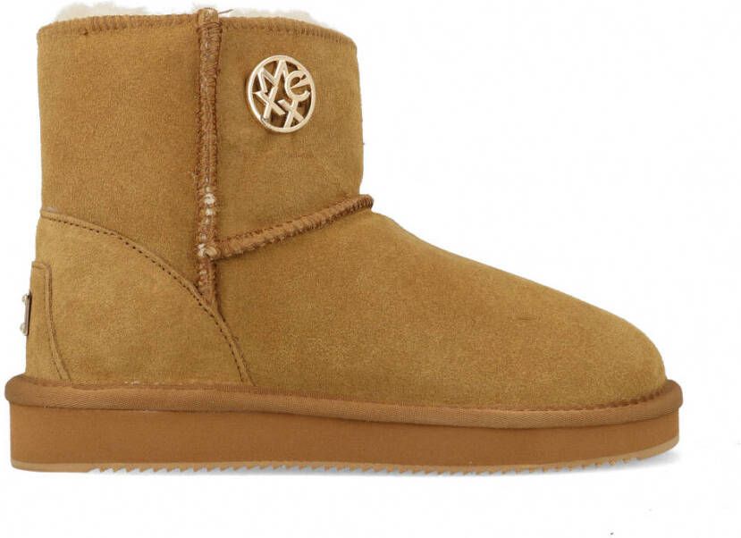 Mexx Hebony Vachtlaarzen Warme Laarzen Dames Cognac - Foto 4