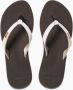 Reef Star Cushion Sassybrown White Dames Slippers Bruin Wit - Thumbnail 2