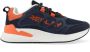 Replay Maze JR-1 sneakers donkerblauw oranje Jongens Textiel 28 - Thumbnail 3