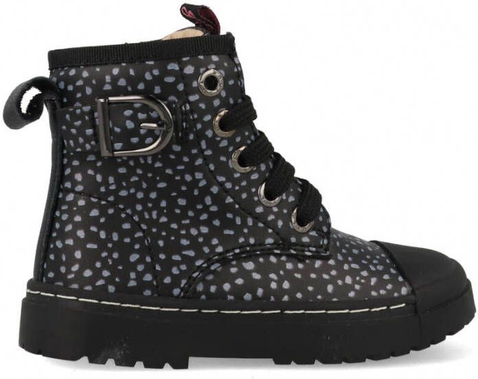 Shoesme Boot Bike Black Dots SW21W013-A Zwart