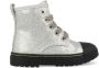 Shoesme zilvermetallic lage bikerboot met stootneus - Thumbnail 2