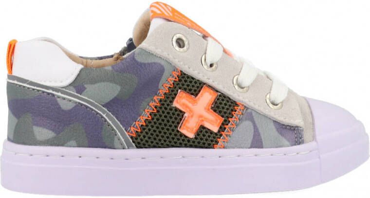 Shoesme Sneakers SH22S021-J Groen Oranje