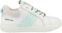 Shoesme Sneakers | | white green | Leer - Thumbnail 2